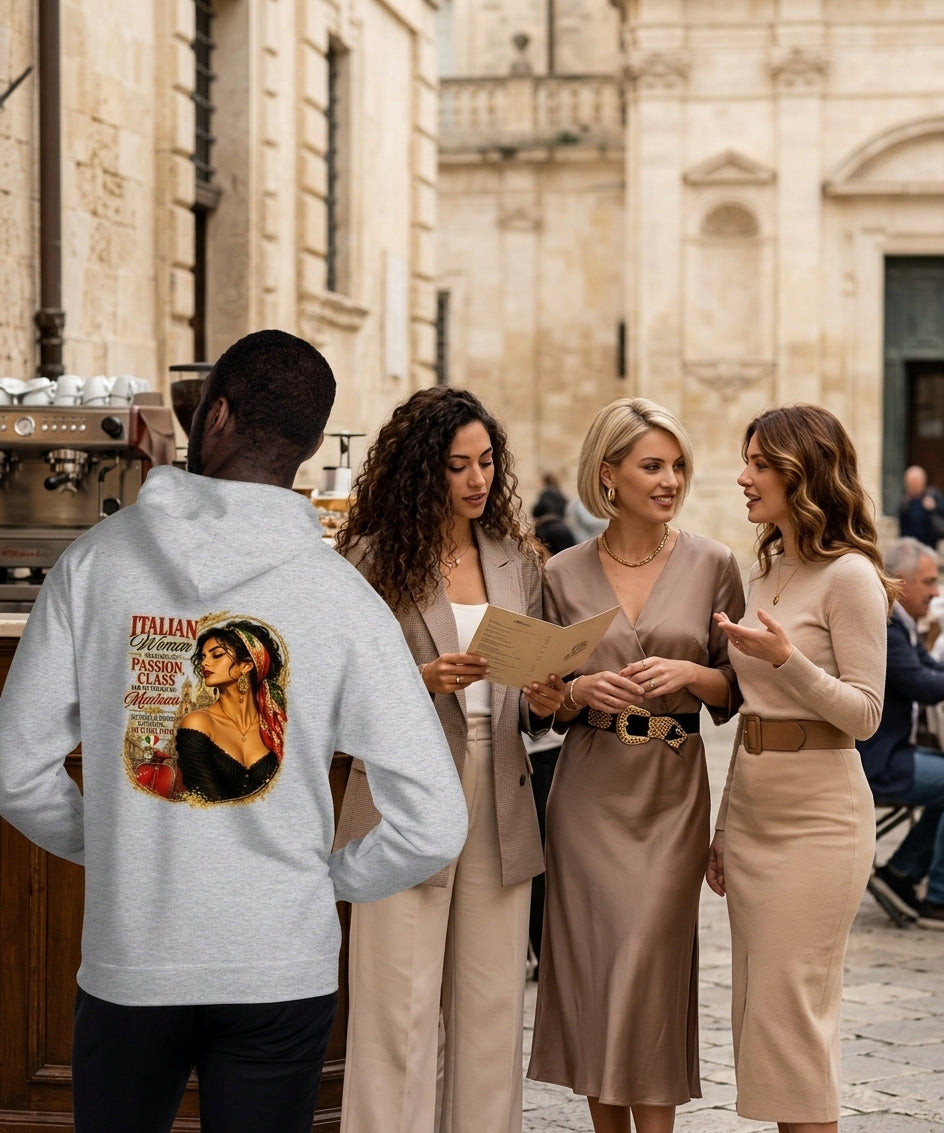 Felpa Unisex "Italian Women" | Fashion & Attitude Hoodie
