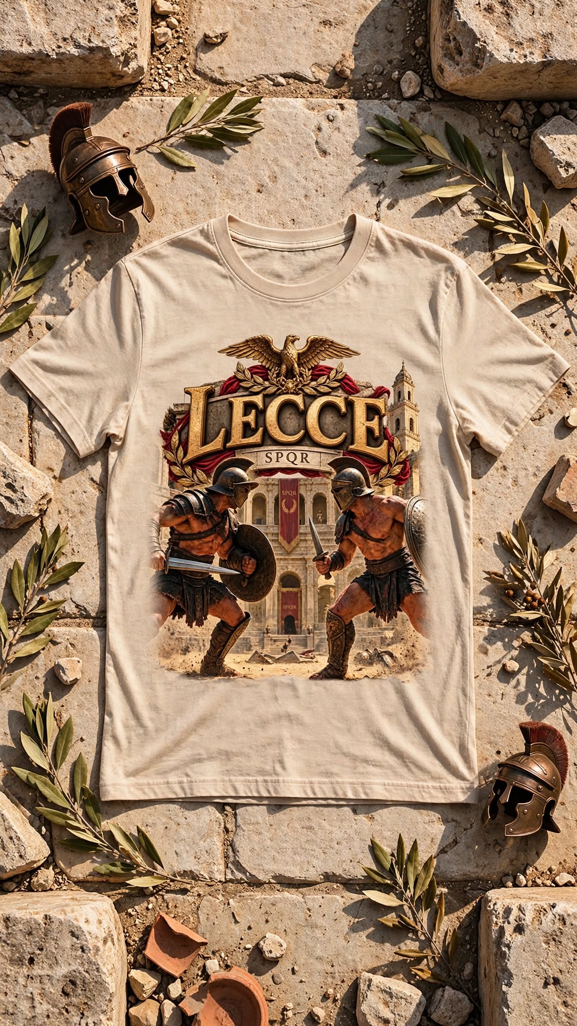 Collezione Lecce Gladiatori – Heritage Romano & Streetwear Epico
