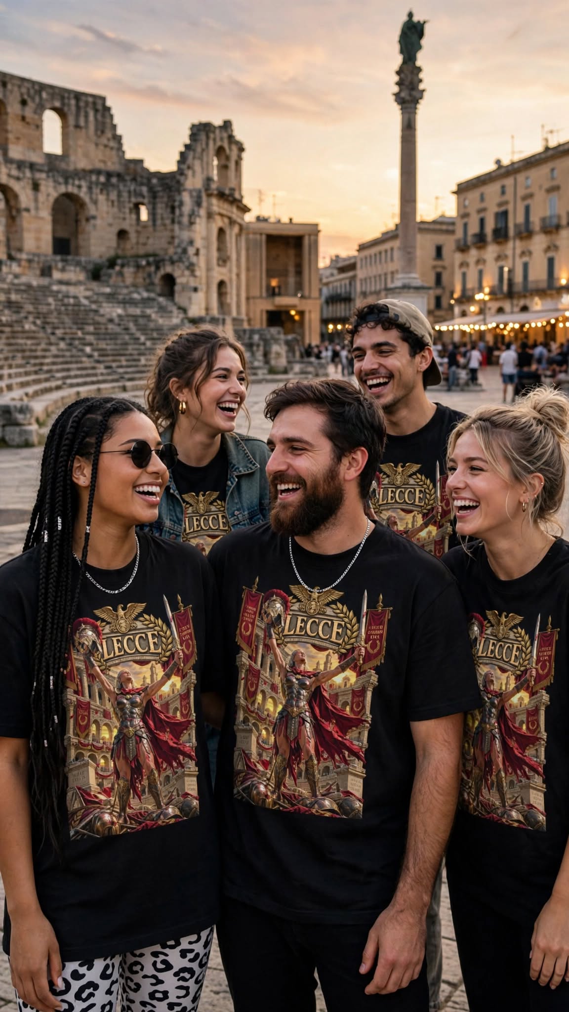 T‑shirt “Lecce” – Guerriero Romano | Streetwear Heritage Salentino