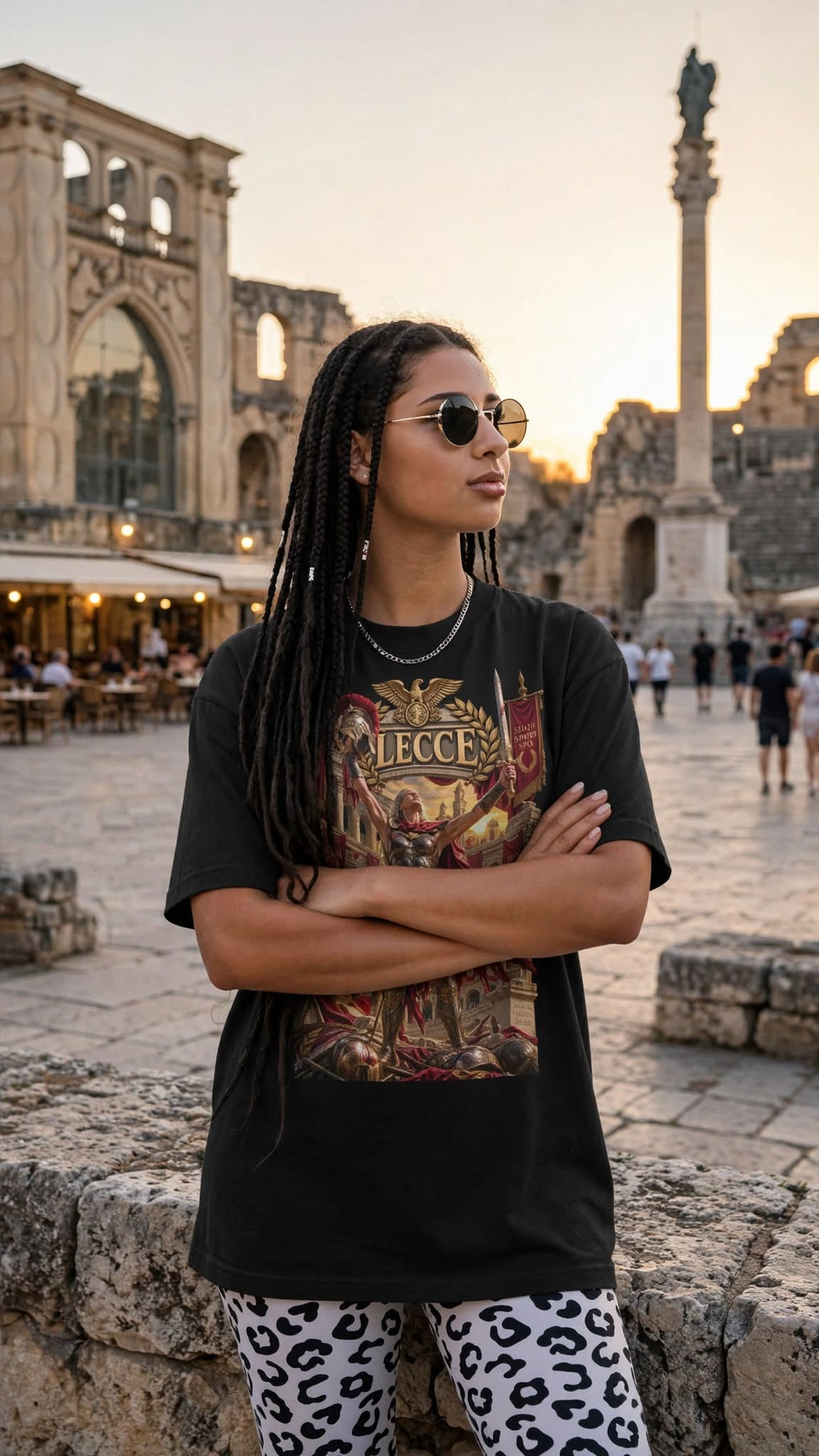 T‑shirt “Lecce” – Guerriero Romano | Streetwear Heritage Salentino